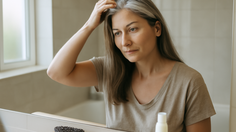 Cheveux blancs femme : transition facile (conseils)