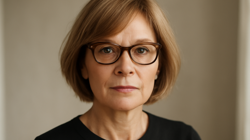 Coiffure 50 ans avec lunettes : coupes flatteuses