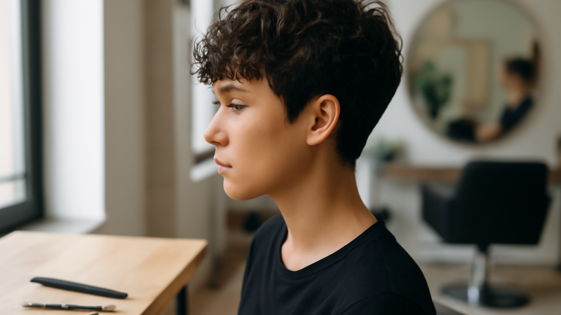 Coupe courte frisée : idées & conseils pour choisir