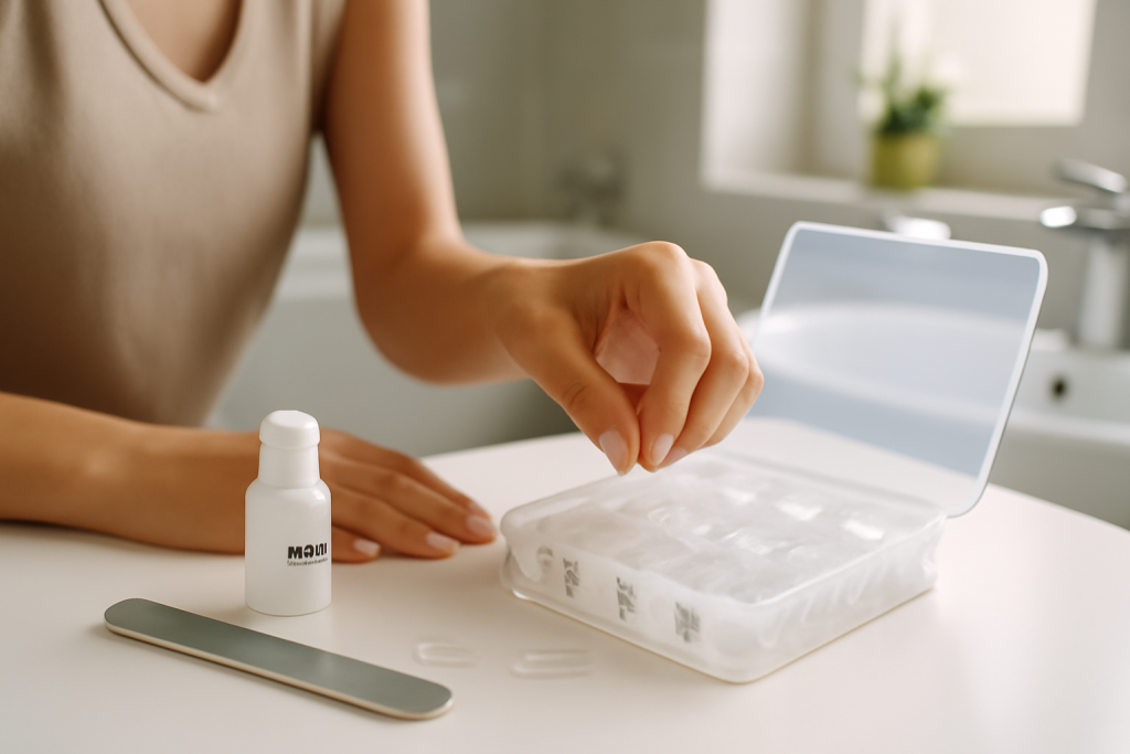 Capsule pour faux ongles : pose durable