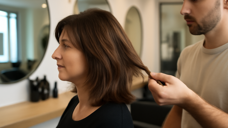 Coupe dégradée femme mi-long : idées & conseils
