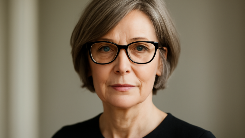 Coupes courtes femmes 50 ans lunettes : idées