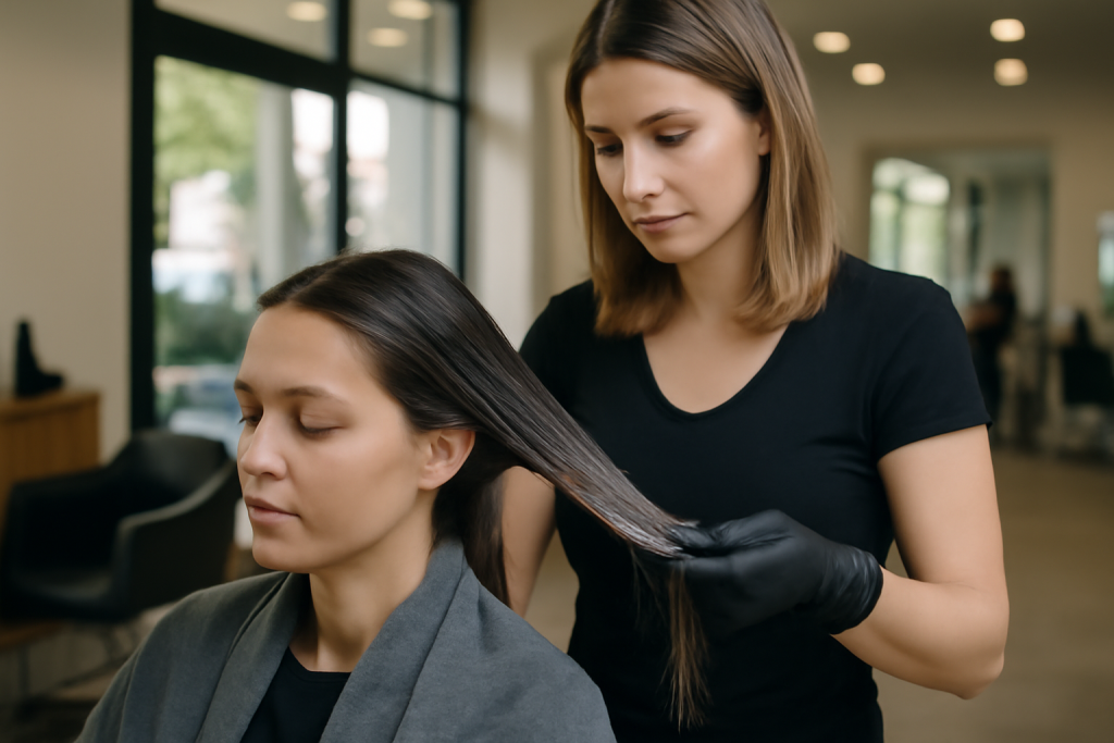 Glaçage cheveux : définition, effet & conseils