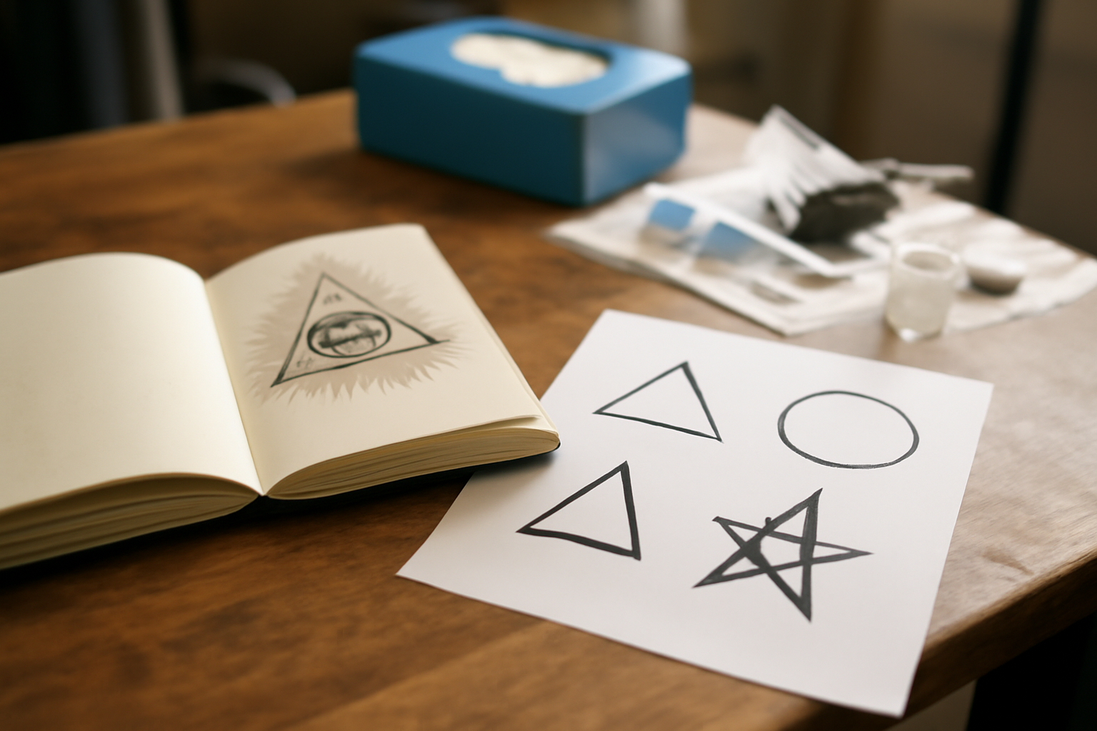 idées de motifs géométriques pour petit tatouage avant bras homme