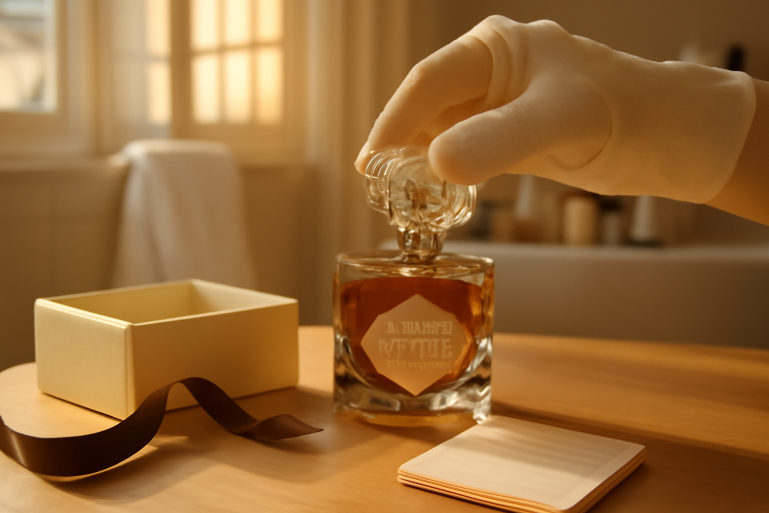 angel share kilian en eau de parfum sur table en bois