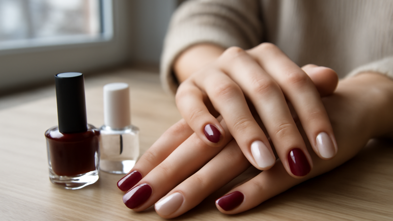 Couleur ongle hiver 2025 : teintes tendance
