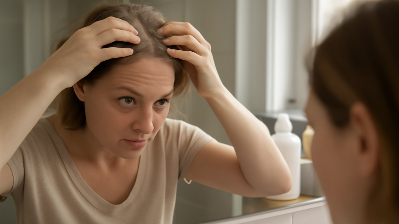 Femme perte de cheveux : causes & premiers gestes