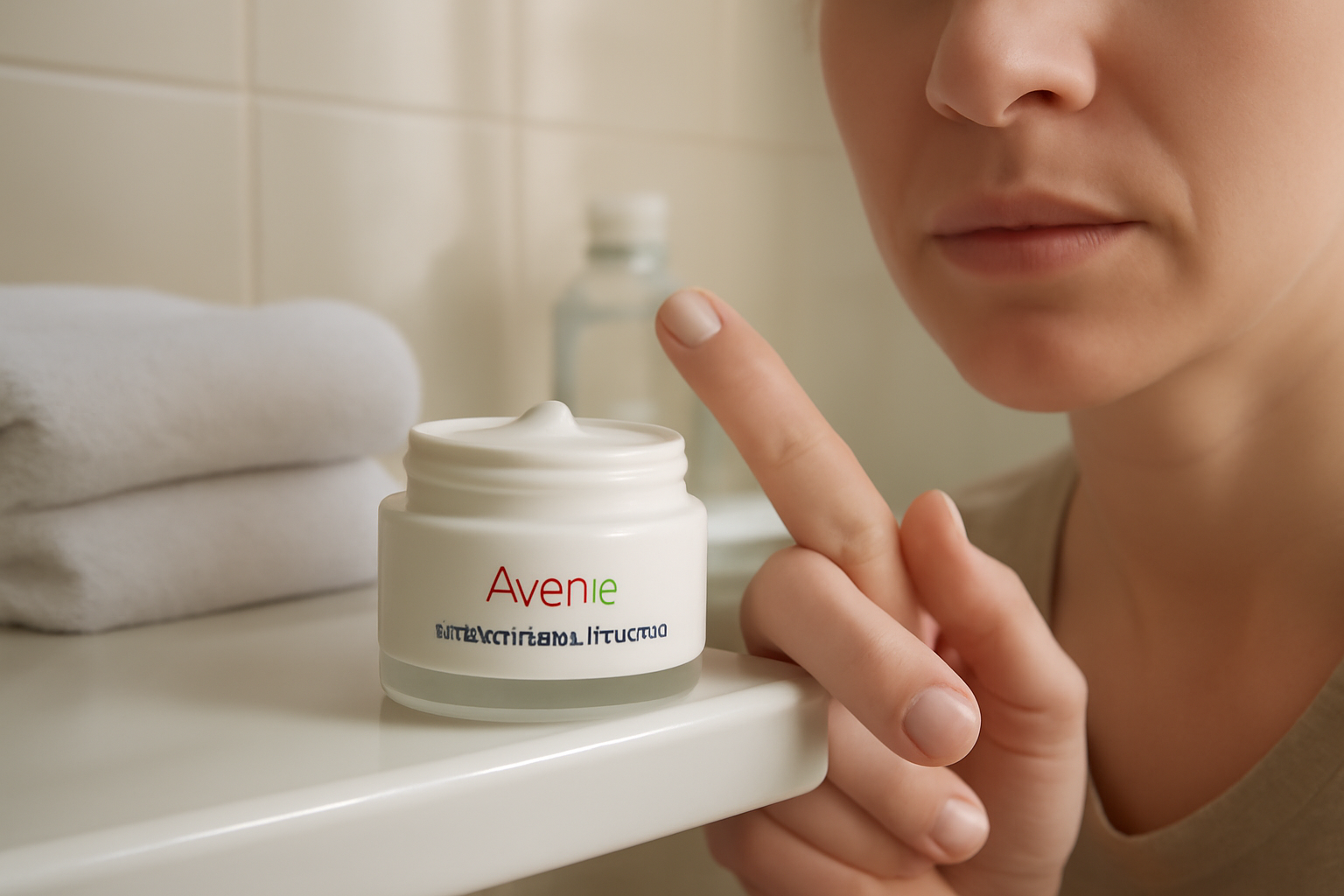 Avène Hyaluron Activ B3, crème visage anti-âge sur peau hydratée
